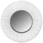 Möbelix Wandspiegel Duke 425 Silber