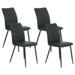 Möbelix Stuhl-set Caroline S Anthrazit