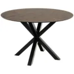 Möbelix Esstisch Heaven 119x75,5cm Schwarz/braun