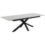 Möbelix Esstisch Ausziehbar Heaven 200-240x100x76cm Schwarz/weiß