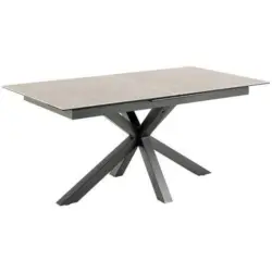 Esstisch Ausziehbar Heaven 168-210x90x76cm Schwarz/grau