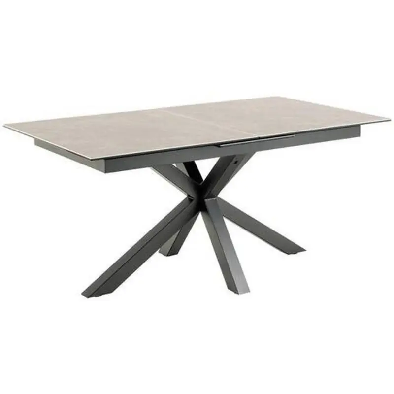 Esstisch Ausziehbar Heaven 168-210x90x76cm Schwarz/grau