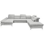 Möbelix Ecksofa Melfi Hellgrau U: 168 cm