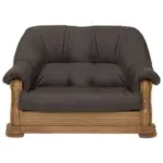 Möbelix 2-sitzer-sofa Arkansas Braun Echtleder