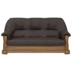 Möbelix 3-Sitzer-Sofa Arkansas Echtleder Braun