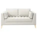 Möbelix 2-Sitzer-Sofa Doti Weiß