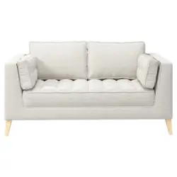 2-Sitzer-Sofa Doti Weiß