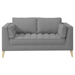 2-Sitzer-Sofa Doti Bouclé Taupe