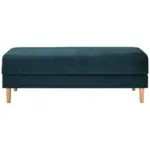 Möbelix Hocker Freda Mit Stauraum Velours Blau H: 48 Cm