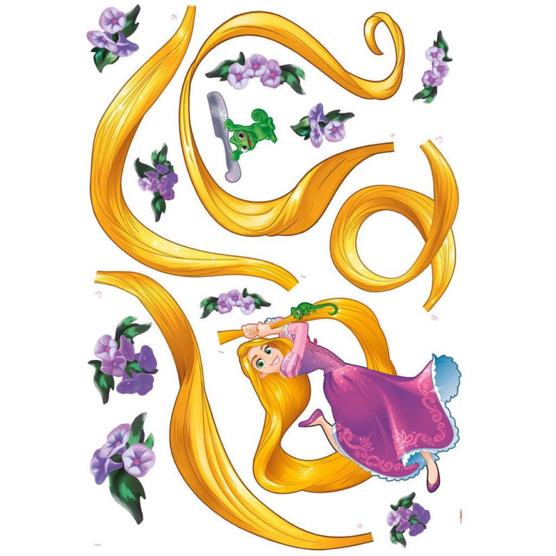 Dekosticker Rapunzel