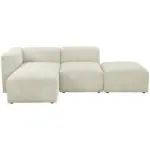 Möbelix Ecksofa Lenata Creme Cord