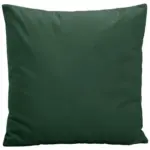 Möbelix Zierkissen Lenata 55x55 cm Dunkelgrün Velours mit Zipp