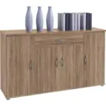 M&ouml;belix Kommode 118 Cm Lilly Eiche Dekor