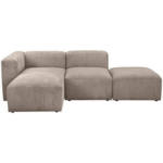 Möbelix Ecksofa Lenata Taupe Cord