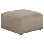 Möbelix Polsterhocker Lenata Taupe Cord