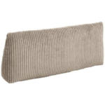 Möbelix Rückenkissen Lenata 60x25 cm Cord Taupe