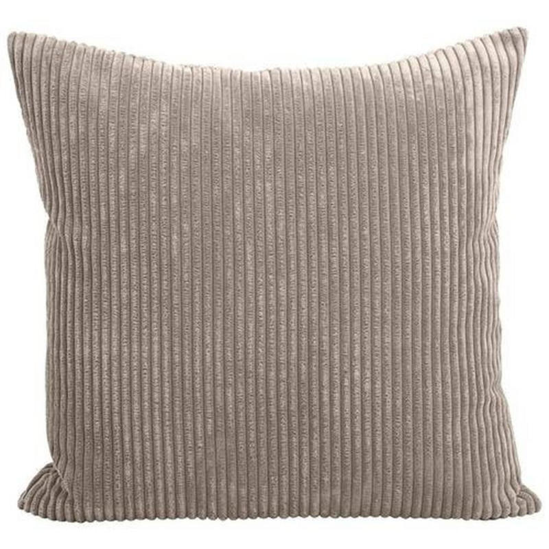 Zierkissen Lenata 55x55 cm Cord Taupe