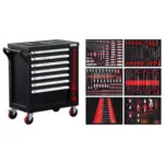 Möbelix Werkstattwagen Schwarz/rot B: 79,51 Cm
