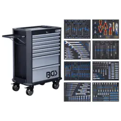 Werkstattwagen 8 Schubladen Anthrazit/grau B: 72,4 Cm