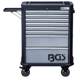 Werkstattwagen Leer Schwarz/silberfarben B: 72,4cm