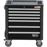 Möbelix Werkstattwagen Leer Schwarz/Silberfarben B: 72,4cm