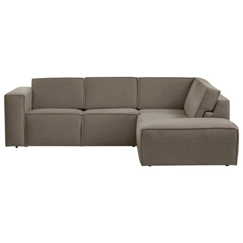 Ecksofa Dice Taupe/Grau 275x220 cm