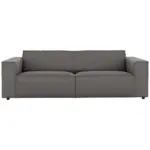 Möbelix 3-Sitzer-Sofa Dice Dunkelgrau