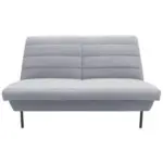Möbelix 2-Sitzer-Sofa Looks Ix Grau/Hellblau