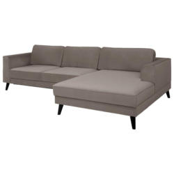 Ecksofa Lumber Jack Taupe Samt