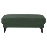 M&ouml;belix Polsterhocker Lumber Jack Dunkelgr&uuml;n Velours