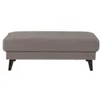 M&ouml;belix Polsterhocker Lumber Jack Taupe Velours