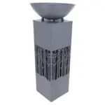 Möbelix Dekosäule Waldlicht Grau H: 87 Cm