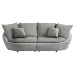 Möbelix Big Sofa Maui B: 237 cm Dunkelgrau Chenille