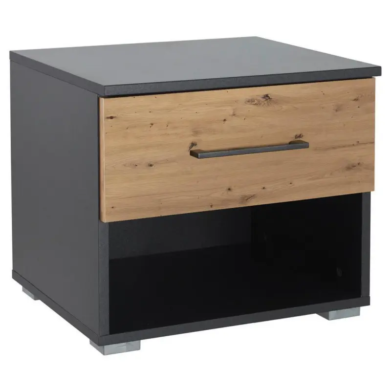 Nachtkästchen Nevada Dunkelgrau B: 47 Cm