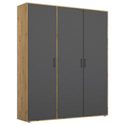 Drehtürenschrank140 Cm Voyager Eiche Artisan,grau