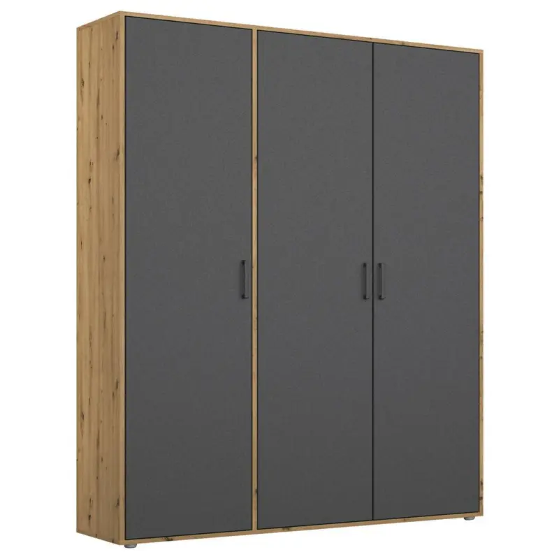Drehtürenschrank140 Cm Voyager Eiche Artisan,grau