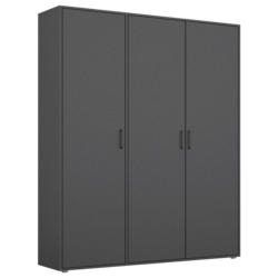 Drehtürenschrank Voyager Grau 140 cm