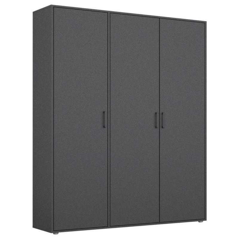 Drehtürenschrank Voyager Grau 140 cm