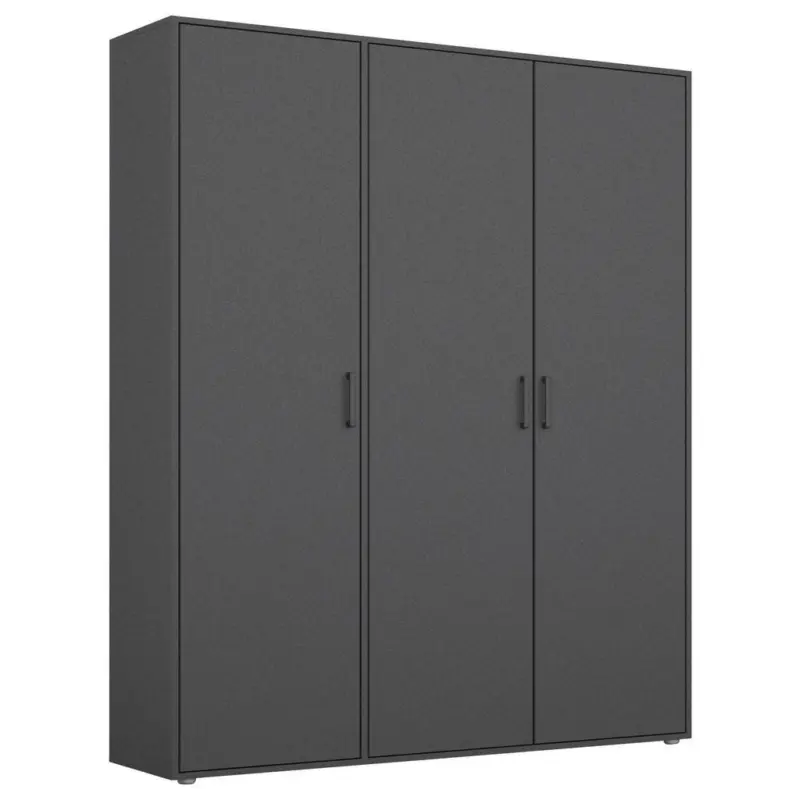 Drehtürenschrank Voyager Grau 140 cm