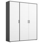 Möbelix Drehtürenschrank Voyager Grau,weiß B: 140 cm