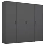 Möbelix Drehtührenschrank Voyager Grau B: 187 cm