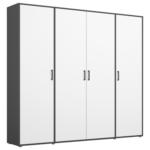 Möbelix Drehtürenschrank Voyager Grau,weiß B: 187 cm