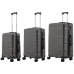 Möbelix Reisekoffer Set 3-tlg Florenz 4 Rollen Hartschale