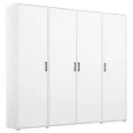 Möbelix Drehtürenschrank Voyager Weiß B: 187 cm