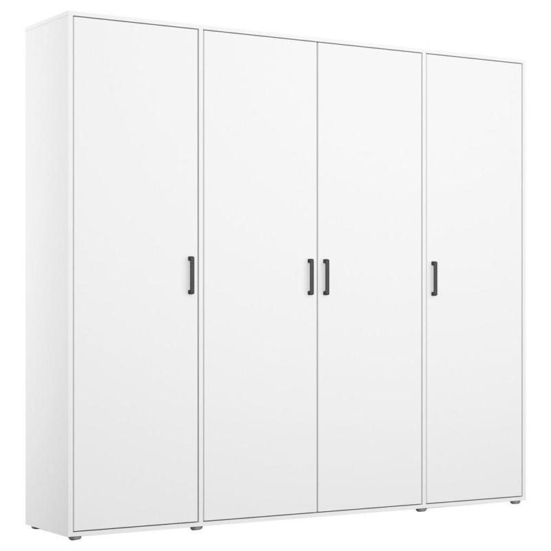 Drehtürenschrank Voyager Weiß B: 187 cm