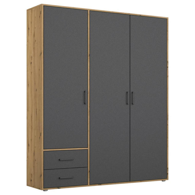 Drehtürenschrank Mit Schubladen 140 cm Voyager