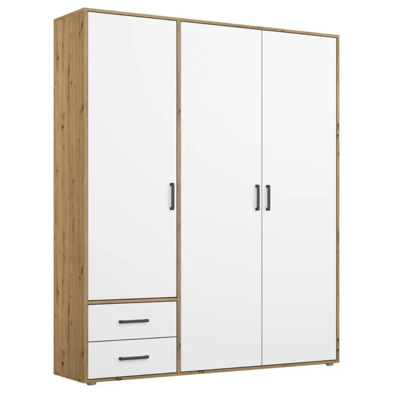 Drehtürenschrank Mit Schubladen 140cm Voyager