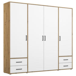 Drehtürenschrank Voyager 187 cm Balve Eiche Artisan