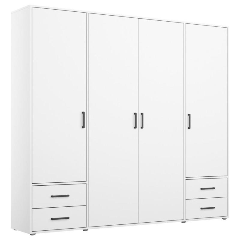 Drehtürenschrank Voyager Weiß B: 187 Cm