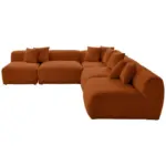 Möbelix Ecksofa Bloom Erweiterbar Rostfarben